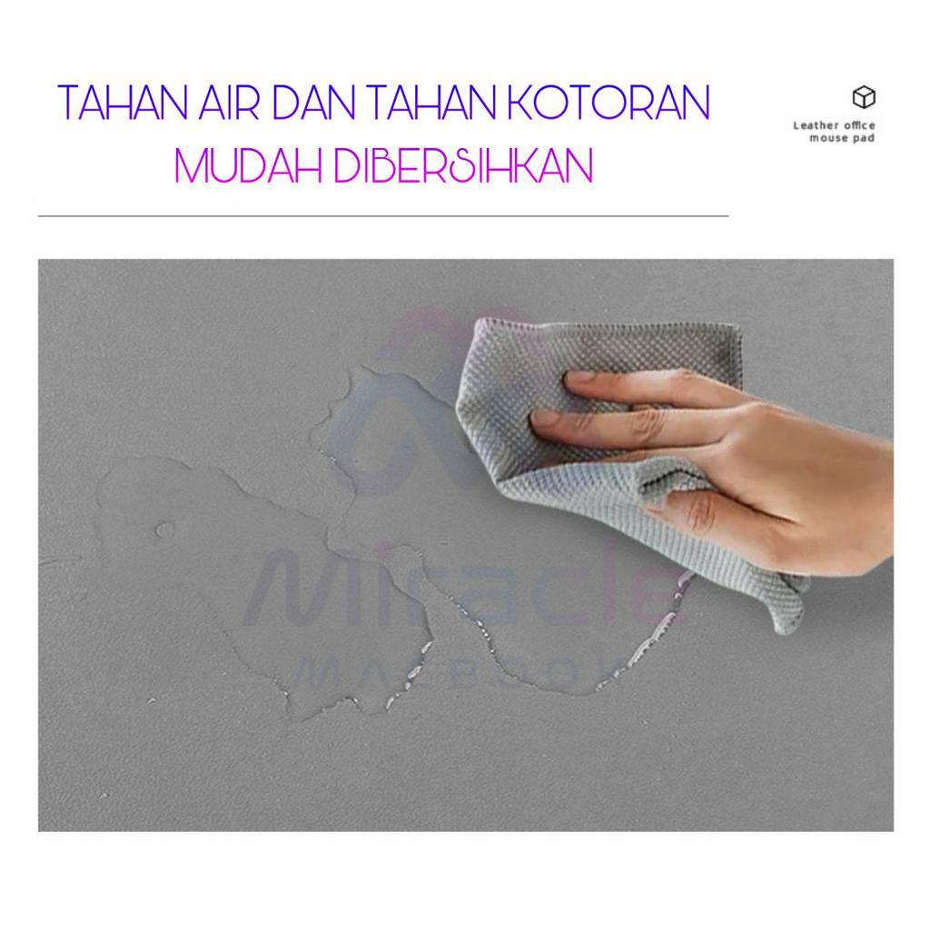 Mouse Pad Alas Komputer Waterproof Leather alas mouse alas meja besar alas menulis alas meja komputer tahan air bahan kulit