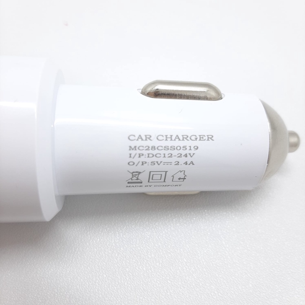 Charger Mobil  2 USB 2A COMFORT SAVER MC28 Simple Pack