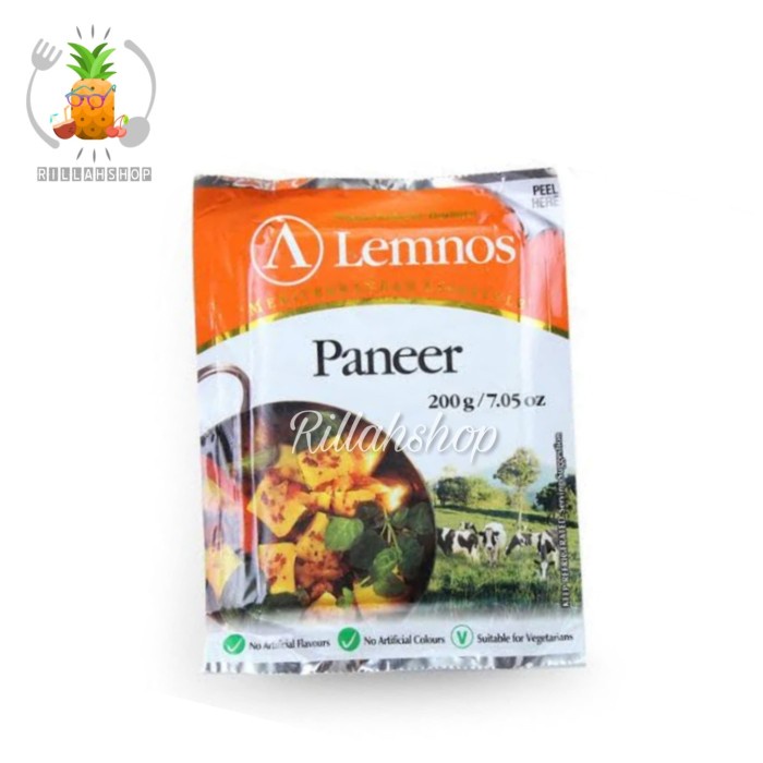 

Lemnos Paneer Cheese Keju Paneer 200g