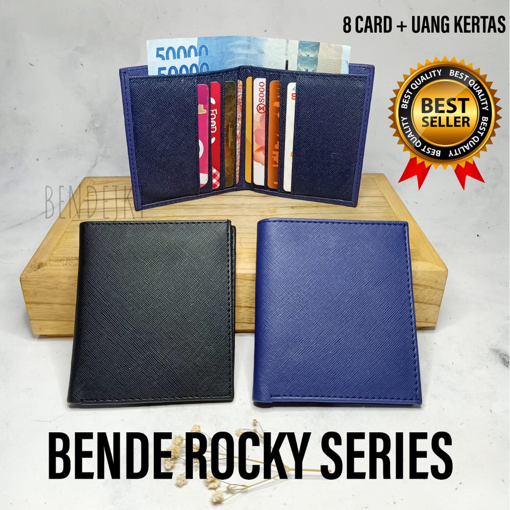 DOMPET KARTU LIPAT DAN UANG KERTAS ROCKY SERIES BENDE