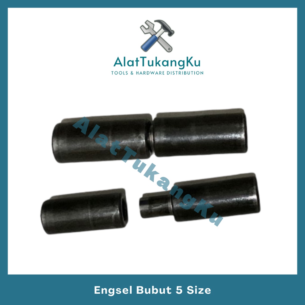 Engsel Bubut 1/2" 5/8" 3/4" 1" 1 1/4" Inch Inci / As Bubut / Engsel Pintu Besi Engsel Pagar