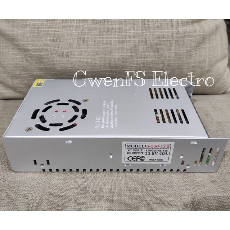 Power Supply 40A 13,8V GROSIR Taiwan, 40A 13.8V