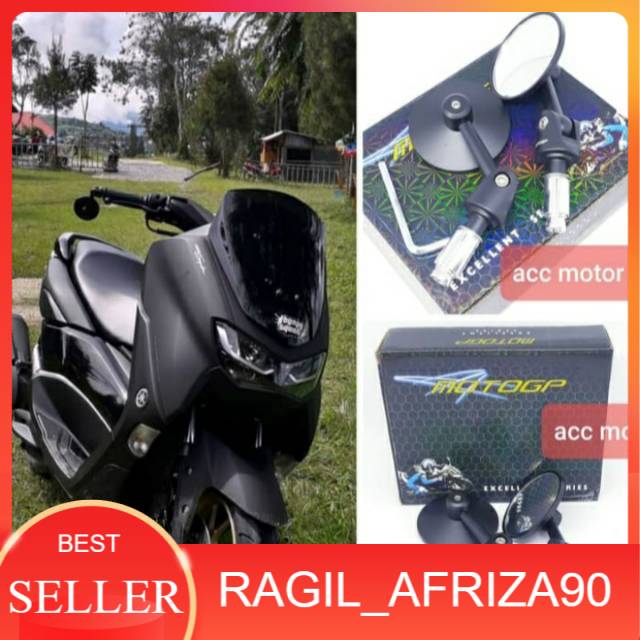 Spion jalu all new nmax 2020 spion bar end bulat  universal