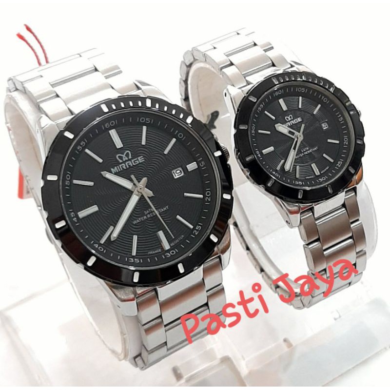 Jam tangan Mirage 8549 Silver