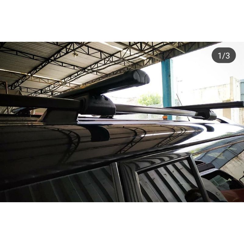 kaki rack crosbar cross bar palang tengah jepit roof rail pajero lama fortuner lama rush terios lama
