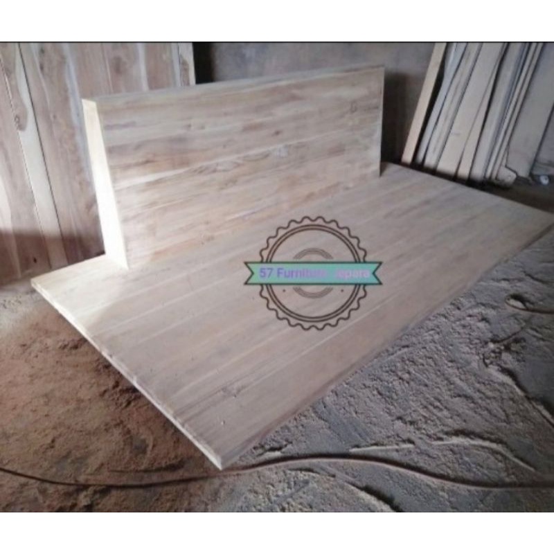 Kursi Panjang Besar Jati - Bangku Bale Bale Minimalis Modern - Mentahan