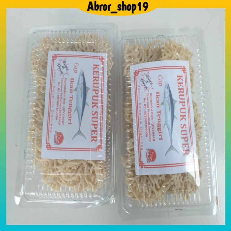 

Kerupuk Ikan Tenggiri Super Premium Kerupuk Pattola Khas Madura