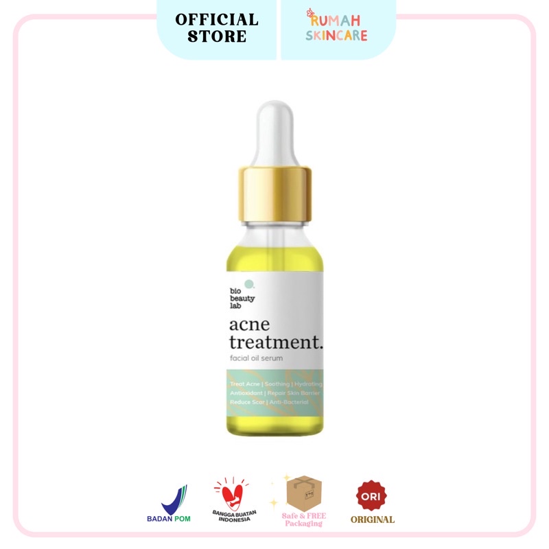 BIO BEAUTY LAB - Acne Treatment Facial Oil Serum 5ml/10ml/20ml Serum Jerawat, Serum Acne