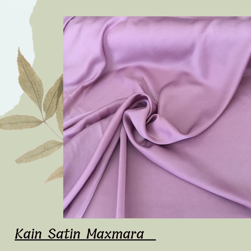 Kain Satin Maxmara Warna Lilac