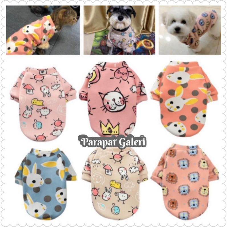 Baju Kucing - Kostum Anjing Musim dingin kwalitas Premium New Varian Sweater Pet Clothes