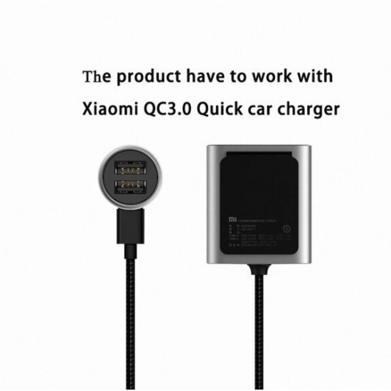 XIAOMI Car Charger Extended Hub Fast Charging Original100%