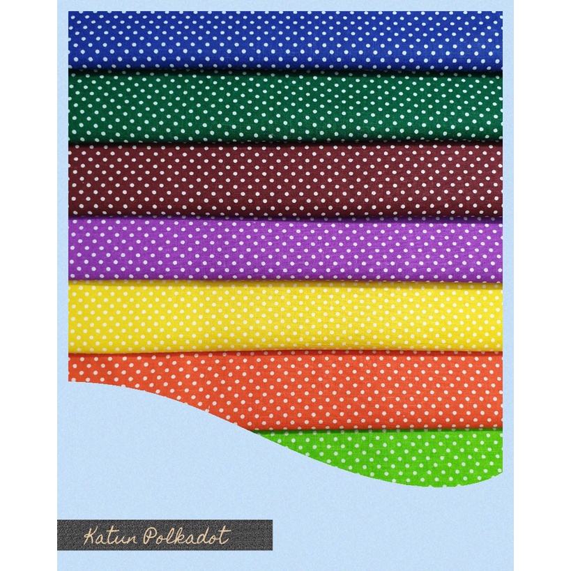 KAIN KATUN POLKADOT KECIL