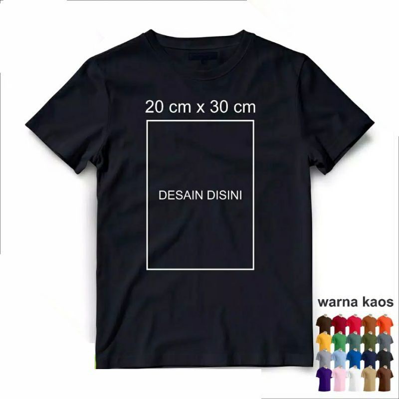 Baju Kaos Custum DTF Suka suka gambar anda