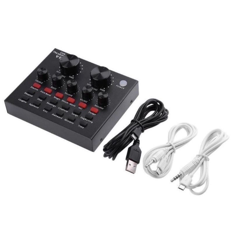 Sound Card V8 &amp; V8s Mixer Audio Usb External