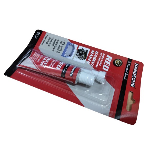 

JKM Lem red silicone 30gr red lem gasket merah