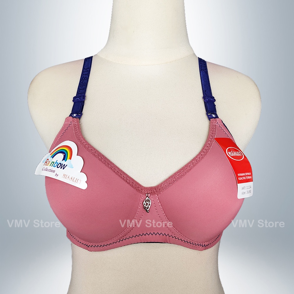 Bh Tanpa Kawat Misslily 11104 Cup A Kait 2 Classic Rainbow Series Bh Wanita Daily Cantik Original Mi