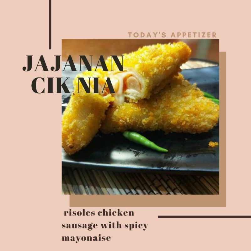 

(FROZEN) RISOLES CHICKEN SAUSAGE WITH SPICYAYONAISE