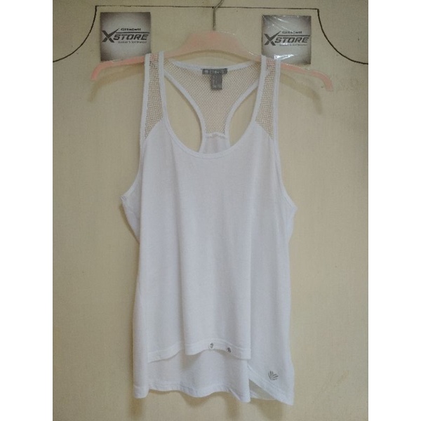 Tanktop Sport branded olahraga singlet PL Thrift Preloved