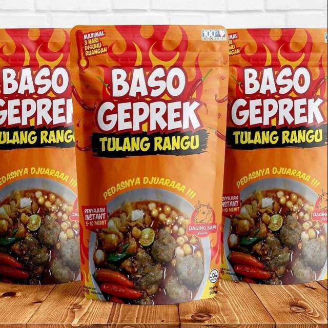 

Baso Geprek tulang rangu