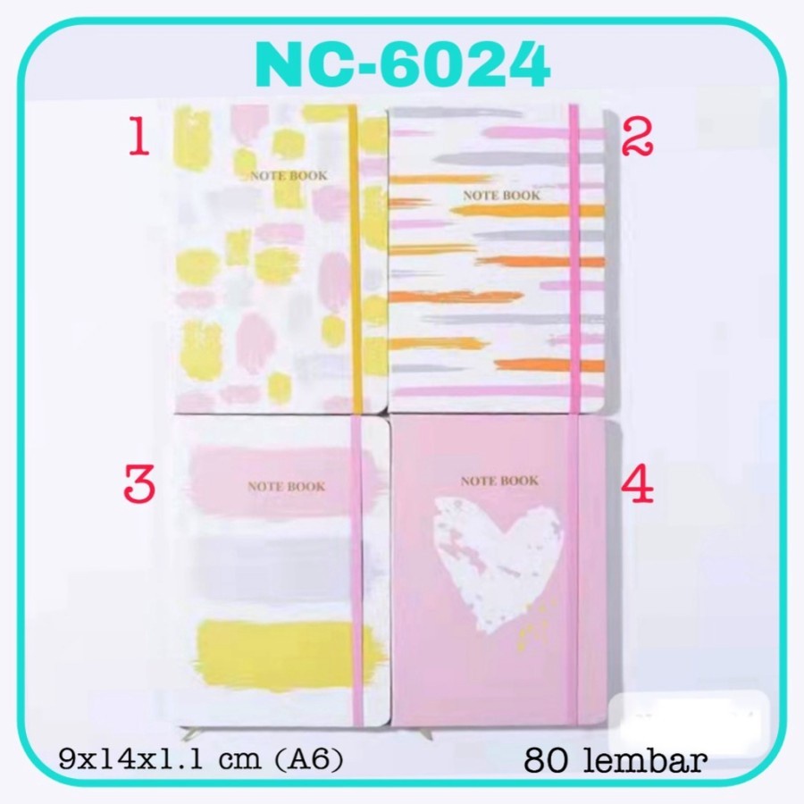 

SJS Notebook Tali Fancy A6-80/Buku Catatan/Note Book