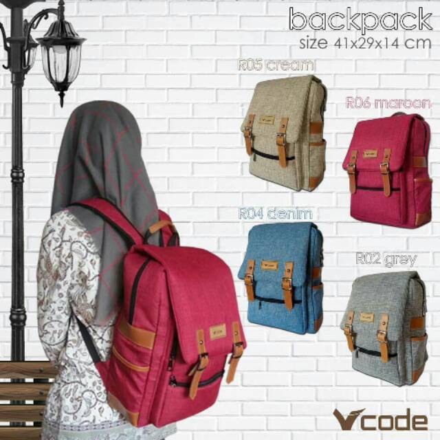 Tas Backpack Vcode