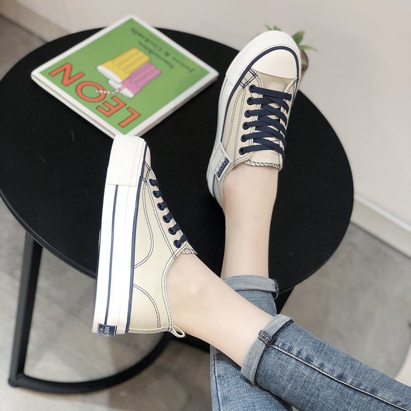 RYX - Low Top Sepatu Sneakers Canvas Wanita Fashion Casual - Ori Import