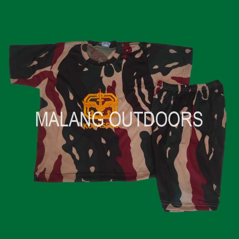RPM Setelan Loreng Anak MARINIR TNI AD Piyama Loreng Anak Kaos Loreng Anak Kaos Anak