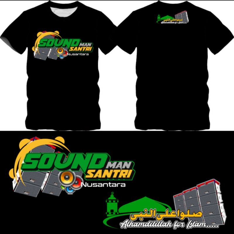 SOUNDMAN santri, TERLARIS, ADA HARGA ADA KUALITAS (kualitas kaos dan sablon berani di adu )