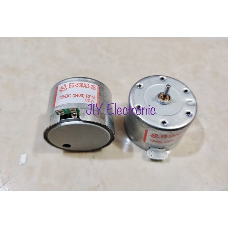 Motor DC 12v Dinamo 2400RPM CCW Putaran Kiri unt Project Electronika
