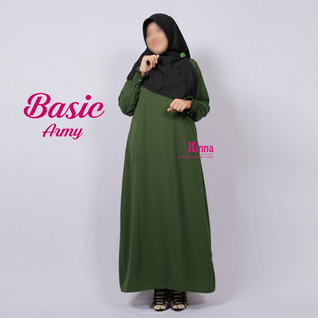  Gamis  Hijau Army  Cocok  Dengan  Jilbab  Warna  Apa  Gambar Islami