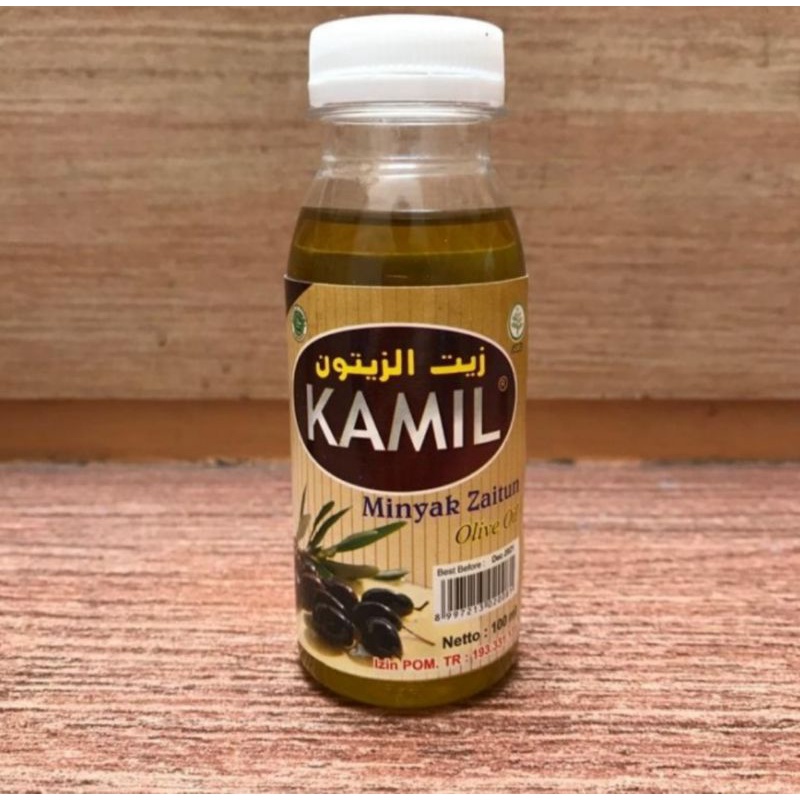 Kamil minyak zaitun (cair) 100ml / kamil extra virgin oil / minyak zaitun kamil | minyak zaitun cair