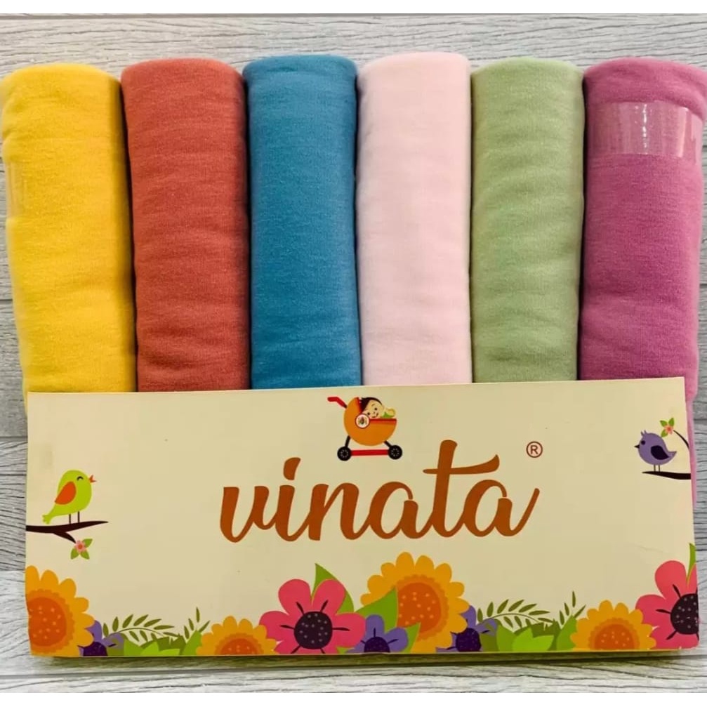 Bedongan Bayi Premium Motif Polos - VINATA