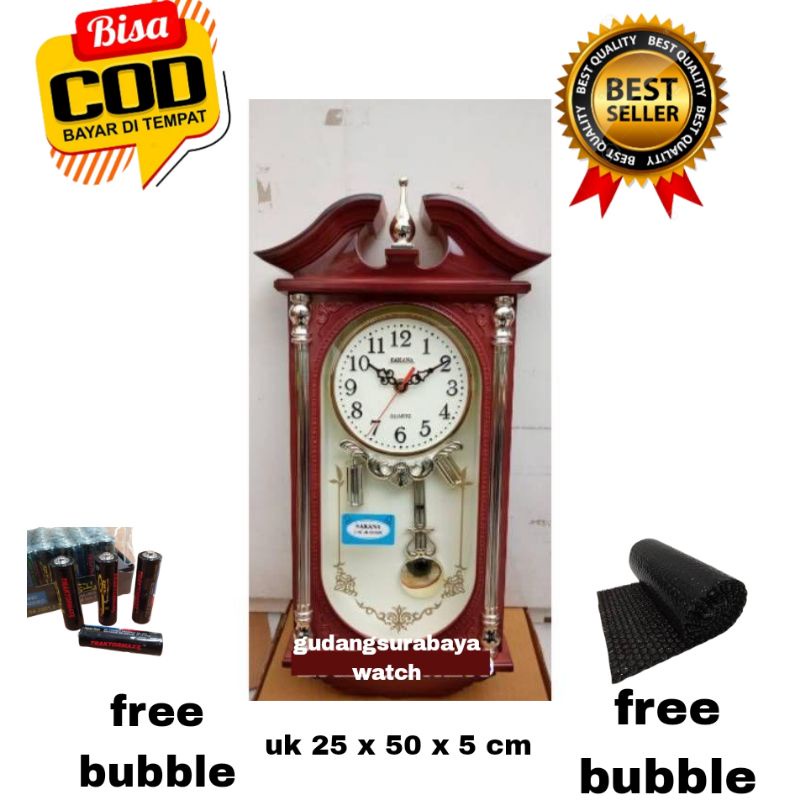 JAM DINDING SAKANA BANDUL 328