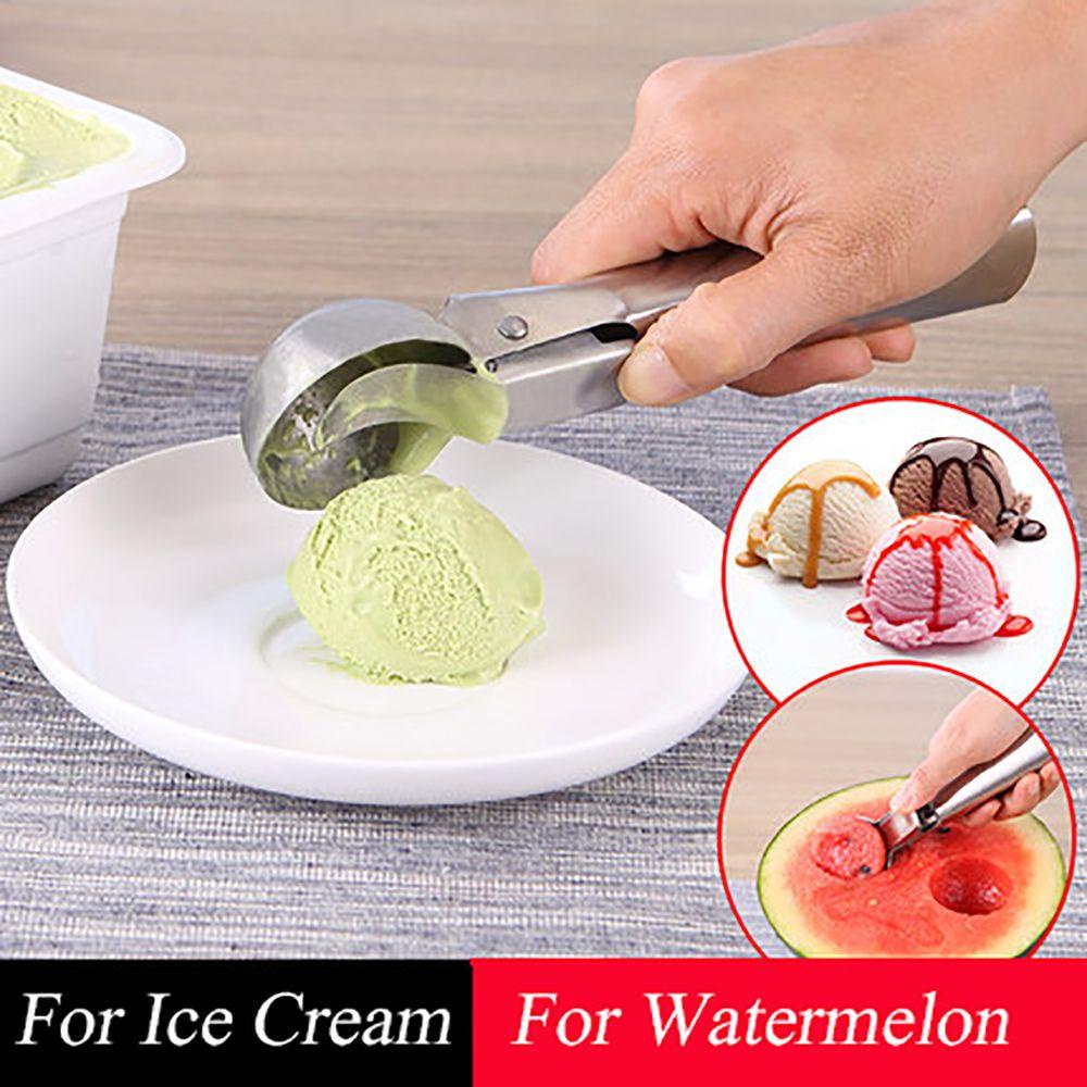 Solighter Sendok Es Krim Home &amp; Living Alat Dapur Stainless Steel Ice Ball Maker