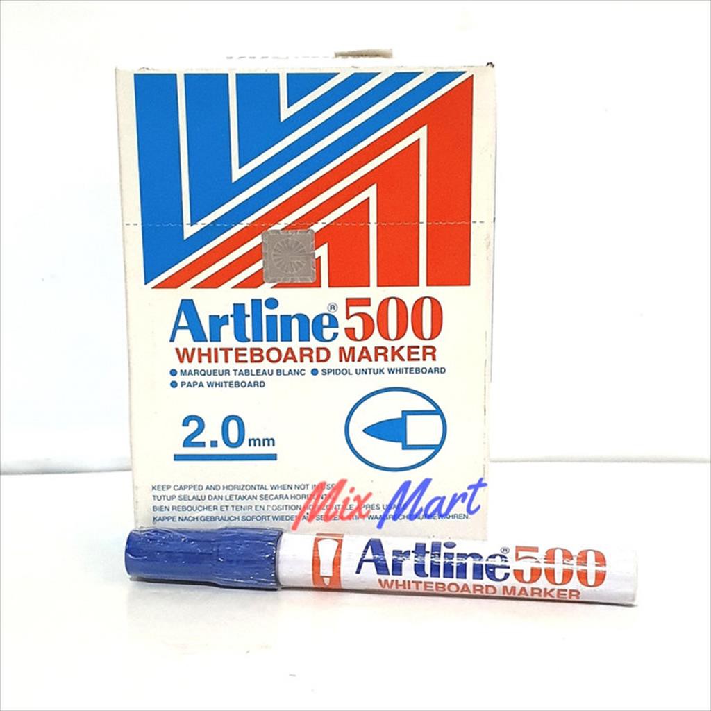 

Spidol Whiteboard Artline 500 Board Marker 2.0 mm Black Blue Red