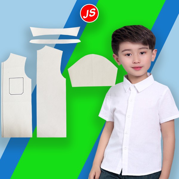 Pola Instan Kemeja Anak Laki Laki Pola Baju Jamblang Studio Shopee Indonesia