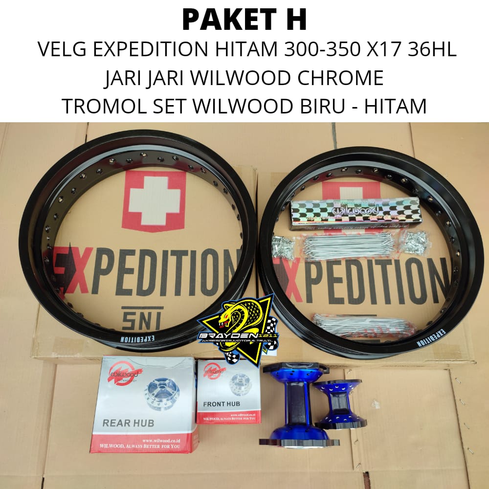 Paket Wheelset Velg Supermoto Super Moto Yamaha WR WR155 Paketan Velg WR 155R Sepaket Pelek YAMAHA SuperMoto Velg Pelek 1 SET Paket