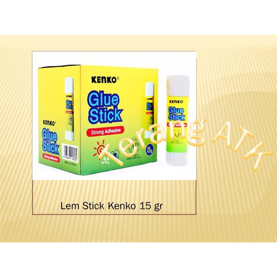 

Lem Glue Stick Merek Kenko 15 gr