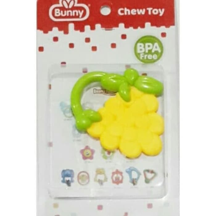 Lustty Bunny Grape Silicone Teether Gigitan Bayi - DT-8109