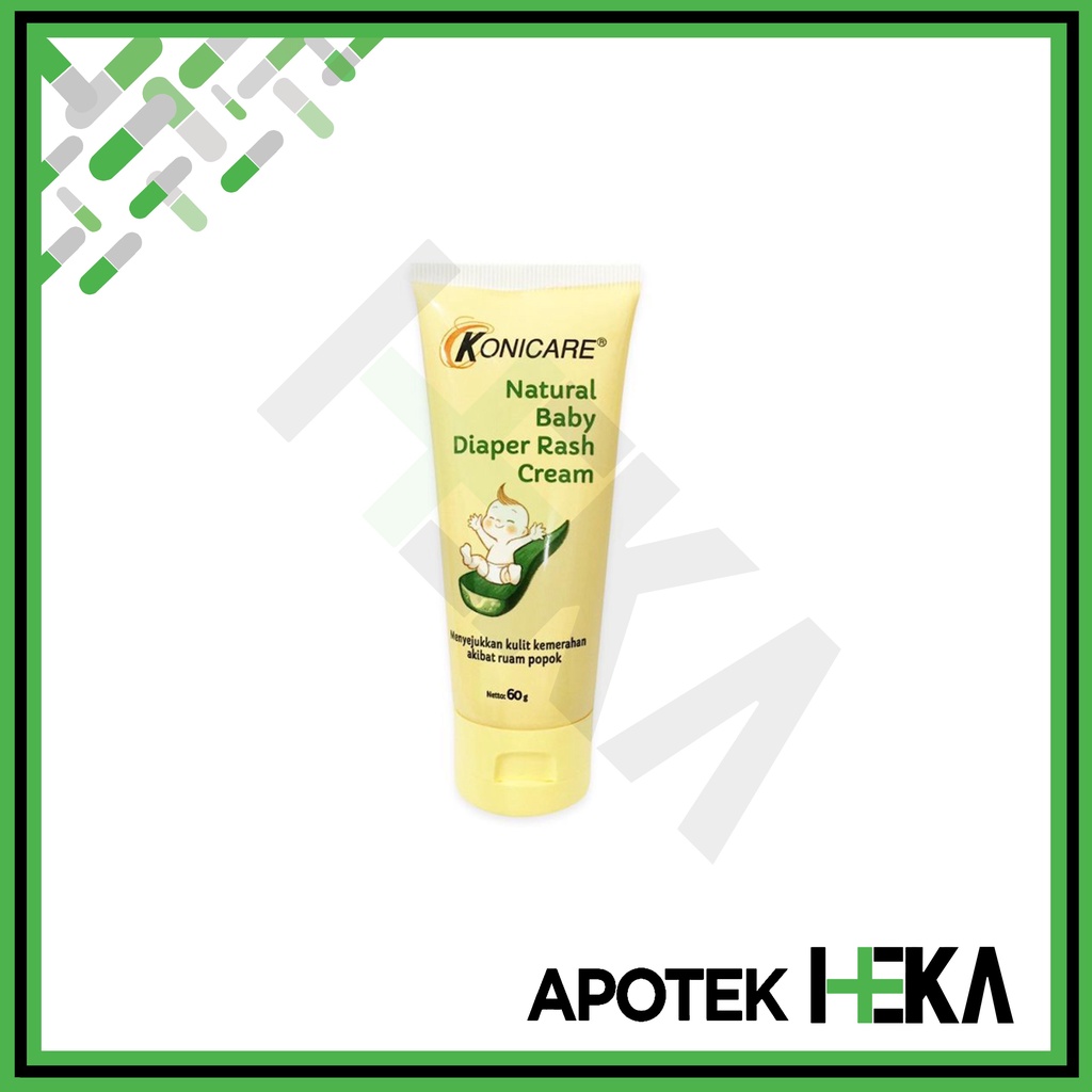 Konicare Natural Baby Diaper Rash Cream - Krim Ruam Popok 60 g (SEMARANG)