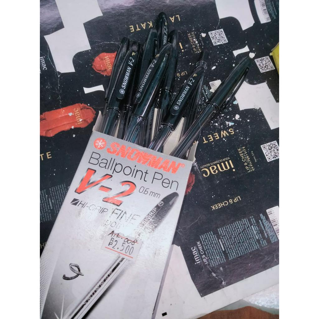 

Ballpoint / Pulpen / Pen Cetak V2 Snowman Original