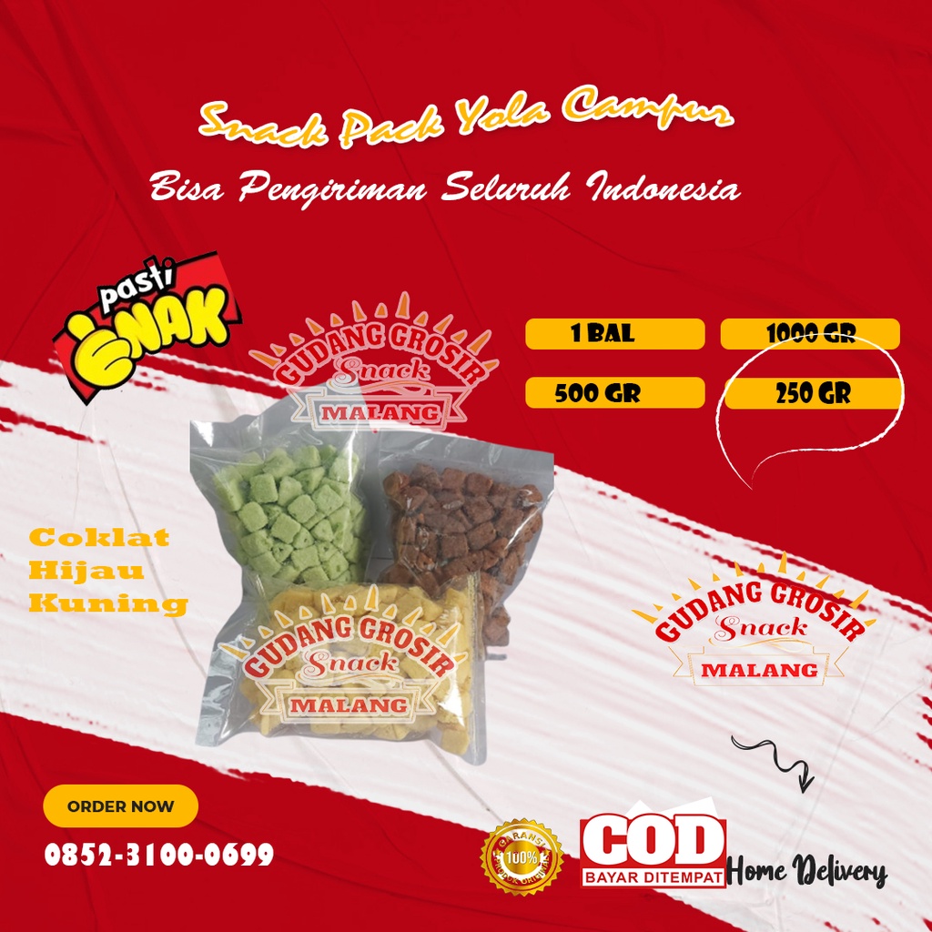 Yola Yola Momogi Stik 250 gr Snack Kiloan