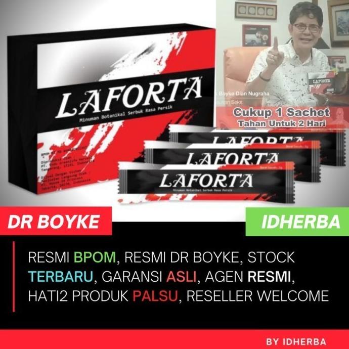 laforta asli 100%original stamina pria minuman serbuk obat herbal kuat