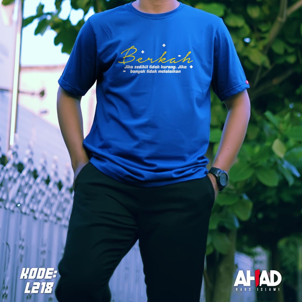 Kaos Islami Ahad-Berkah jika sedikit L219