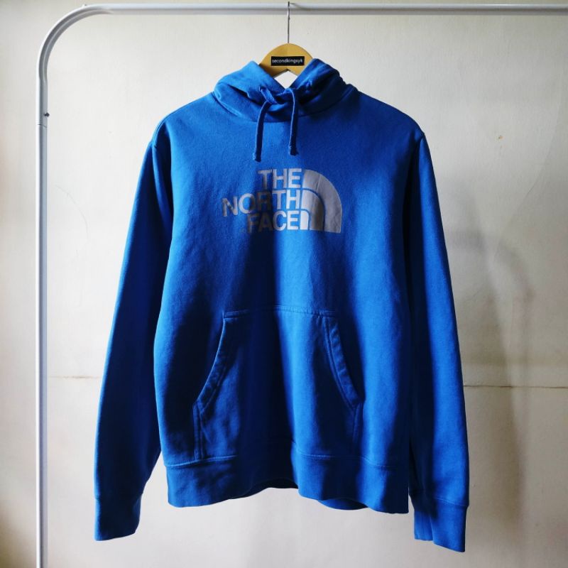 Hoodie TNF second original warna biru