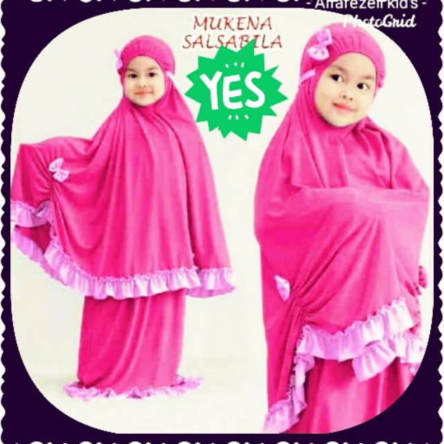 Mukena anak 2-5tahun
