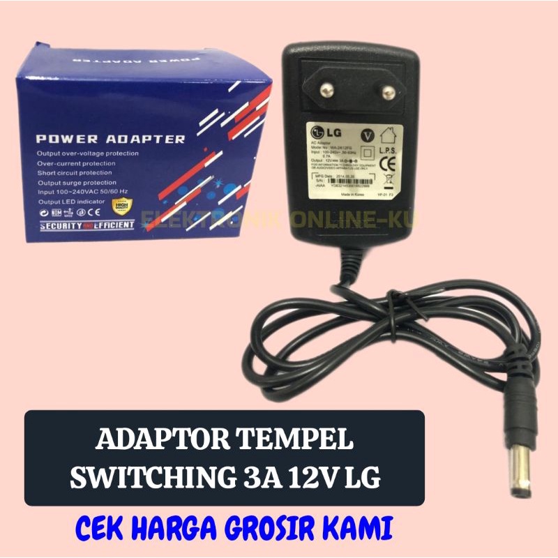 ADAPTOR TEMPEL SWITCHING 3A 12V LG