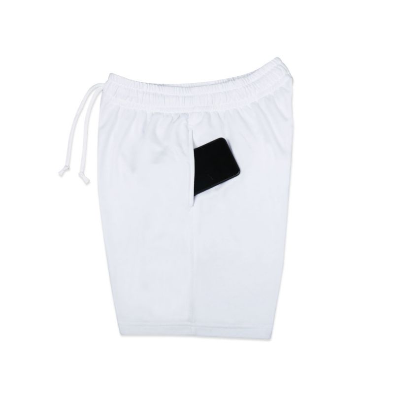Rifle.co | celana pendek pria wanita | boardshort Sweatpants | Boxer | Celana casual putih