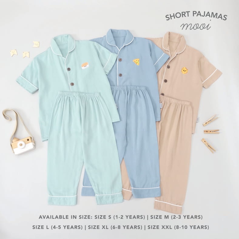 PROMO 7.7 PROMO BAJU LEBARAN MURAH MOOI Setelan Piyama Baju Tidur Ibu dan Anak Mom and Me Bamboo Viscose Bordir