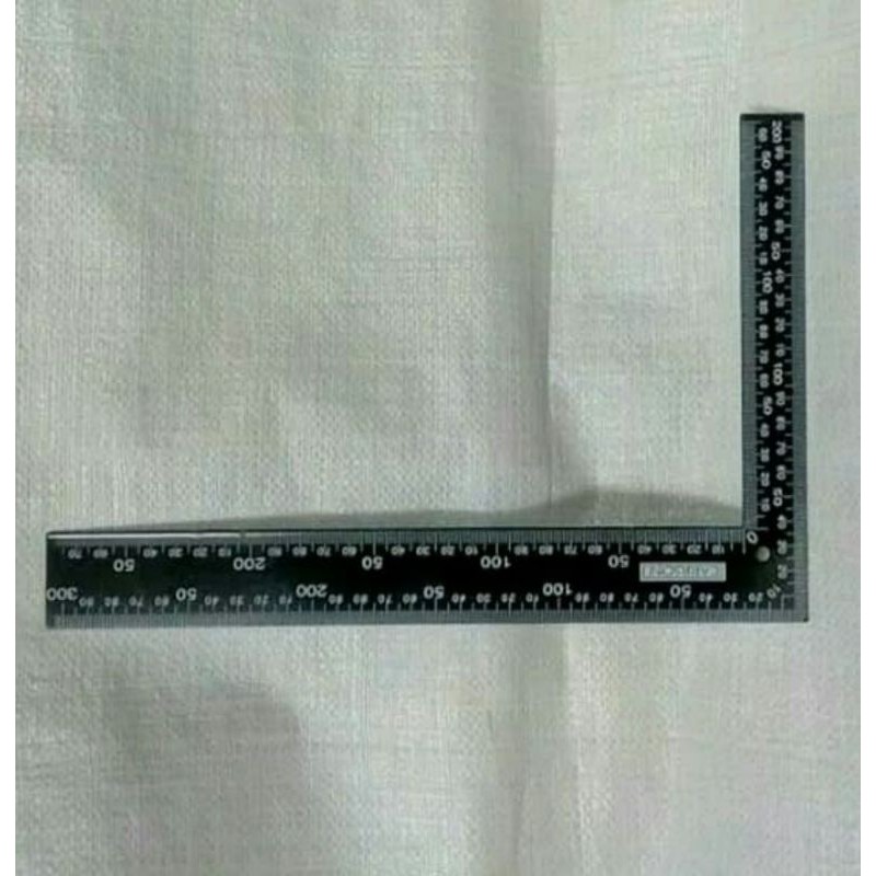 

penggaris siku kecil 20x30 cm carrson - siku penggaris kecil